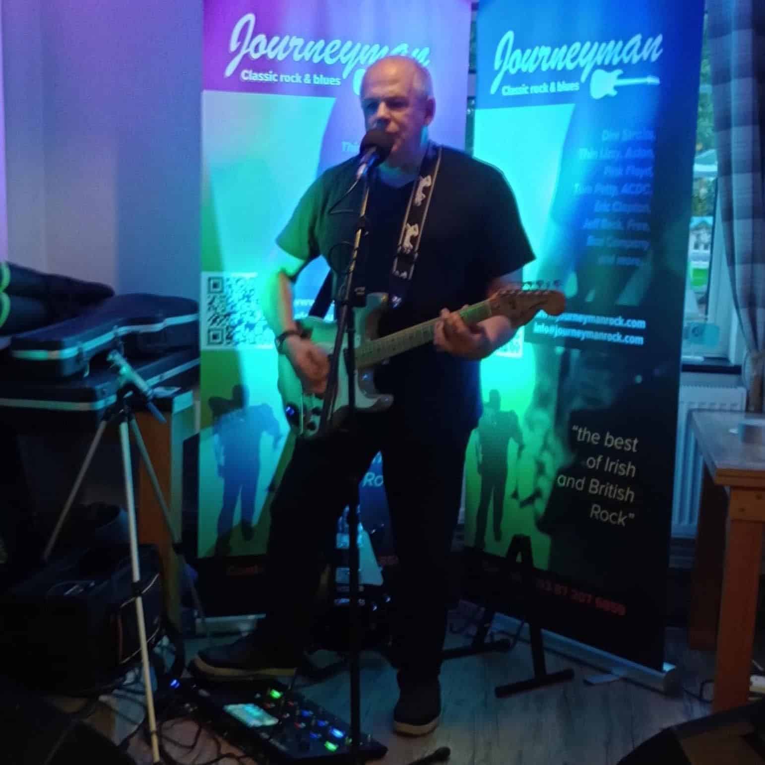 Steve Patten performing his Journeyman classic rock show